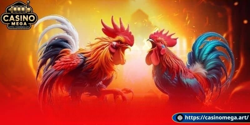 Đá gà trực tiếp tại Casino Mega kịch tính